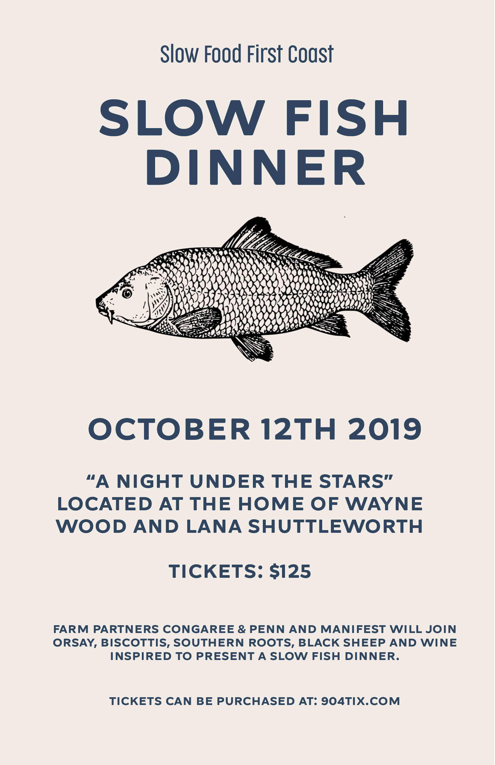 Slow Fish Dinner 2019 Slow Fish Dinner 2019